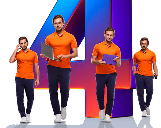 Великолепная четверка Ростелеком в посёлок Бортом (Республика Коми)